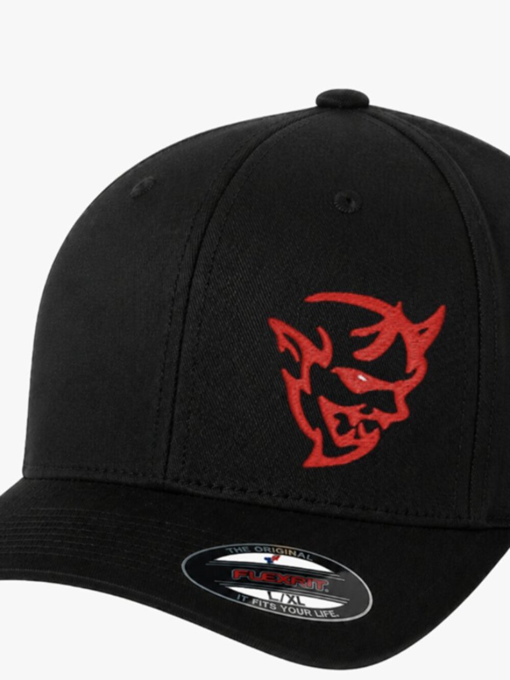 Dodge Demon Hat Challenger Flexfit Solid Cotton Hat Mopar SRT multi sizes